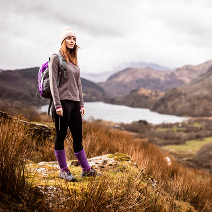 Women's 1 Pair Jeep Brushed Inside Super-Thermal Boot Socks