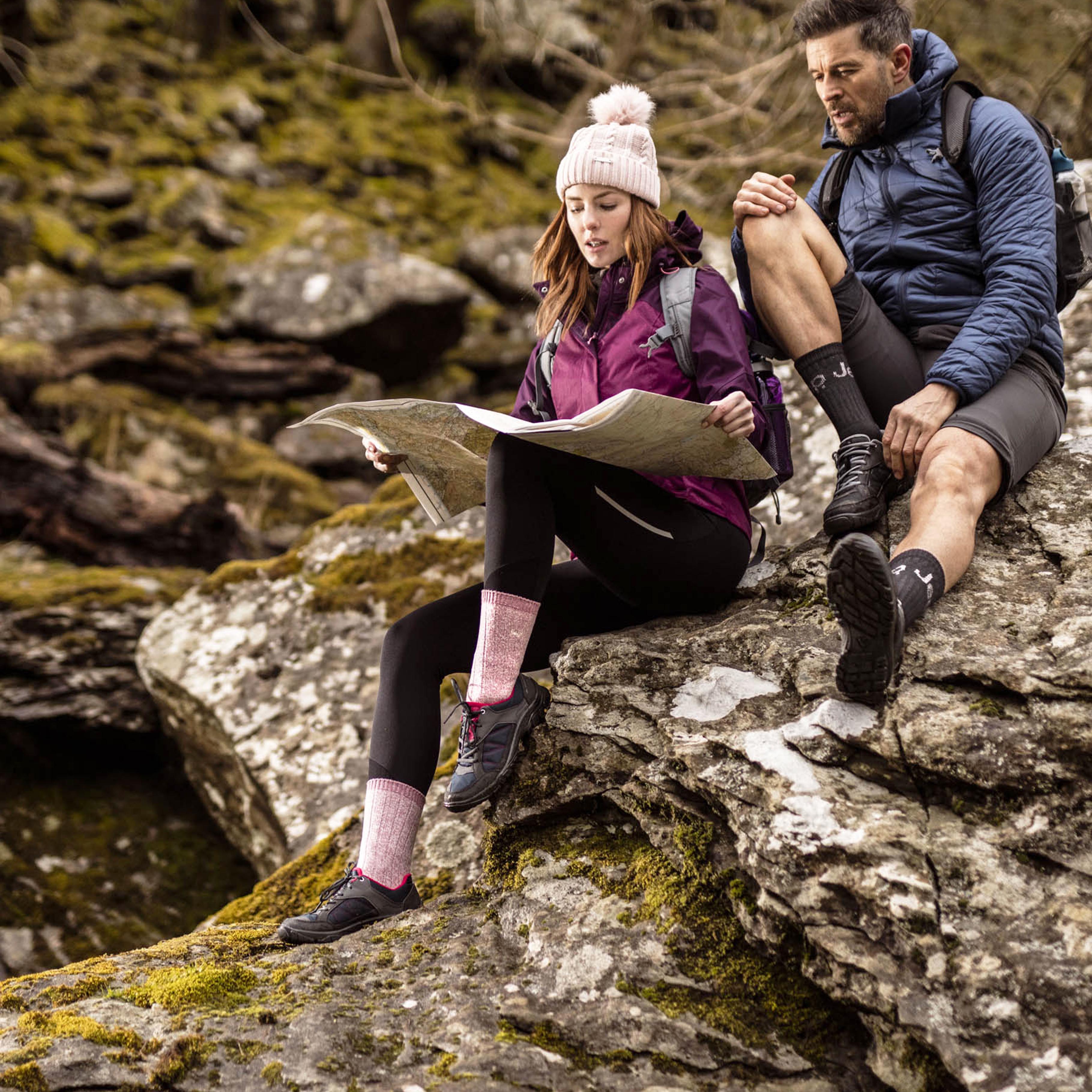 Women's 2 Pair Jeep Super-Soft Ribbed Socks