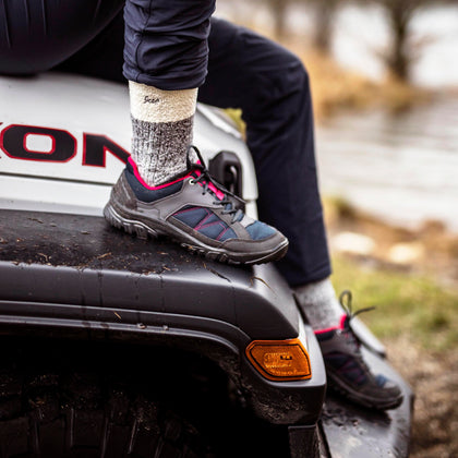 Women's 2 Pair Jeep Super-Soft Cable Knit Socks