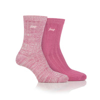 Women's 2 Pair Jeep Super-Soft Ribbed Socks
