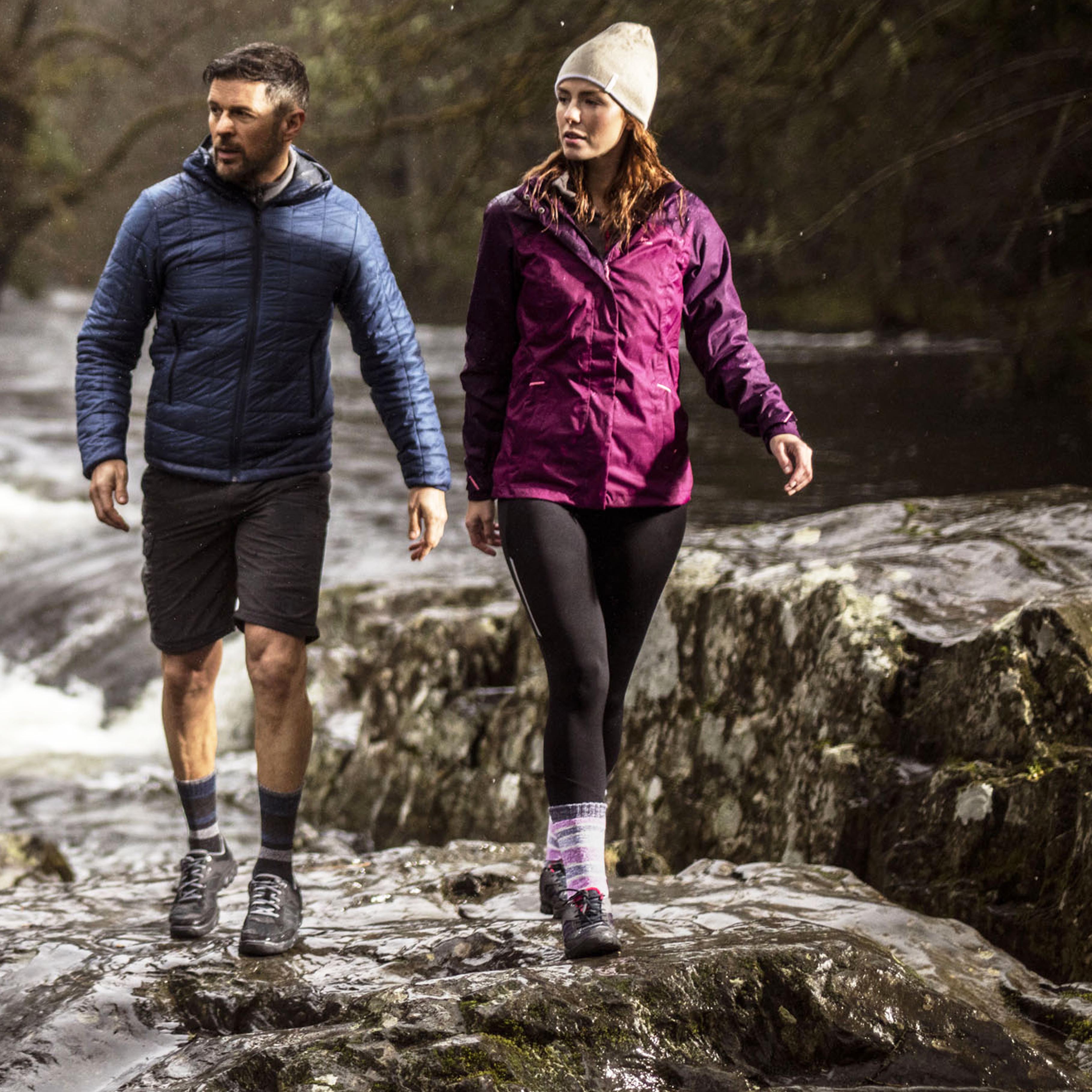 Women's 3 Pair Jeep Striped Performance Boot Socks