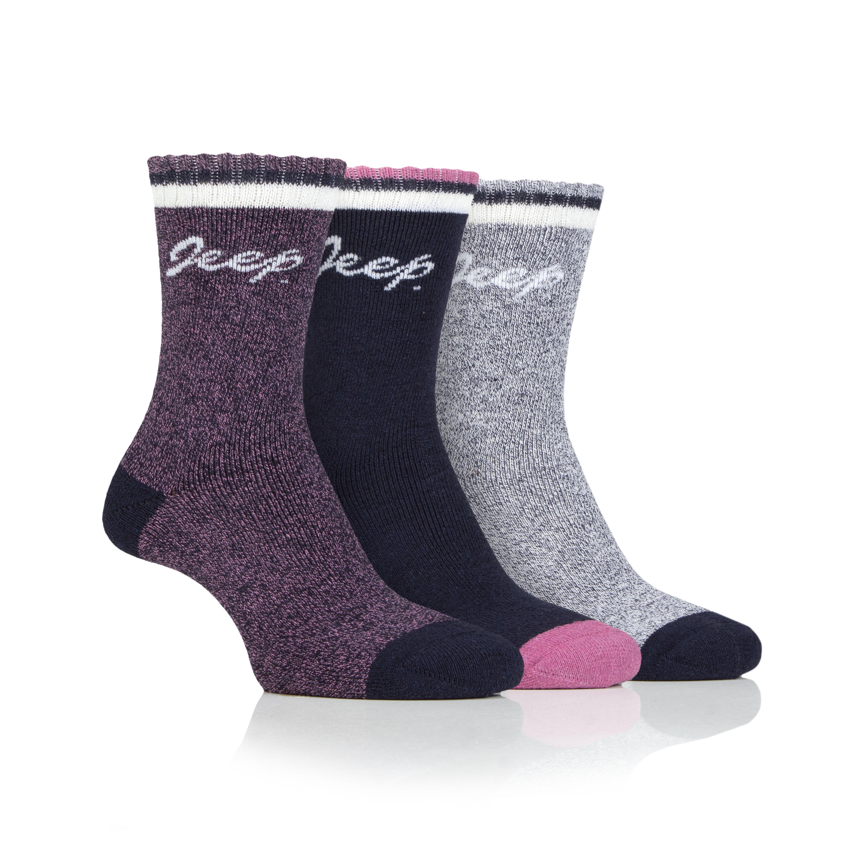 Women's 3 Pair Jeep Performance Boot Socks