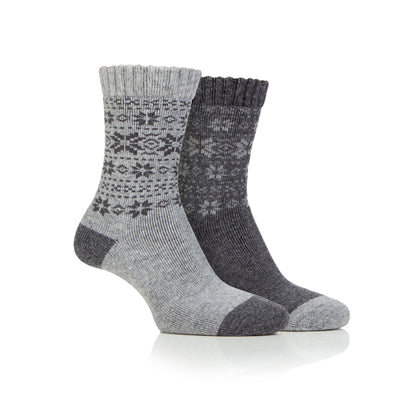 Women's 2 Pair Jeep Wool Blend Thermal Boot Socks