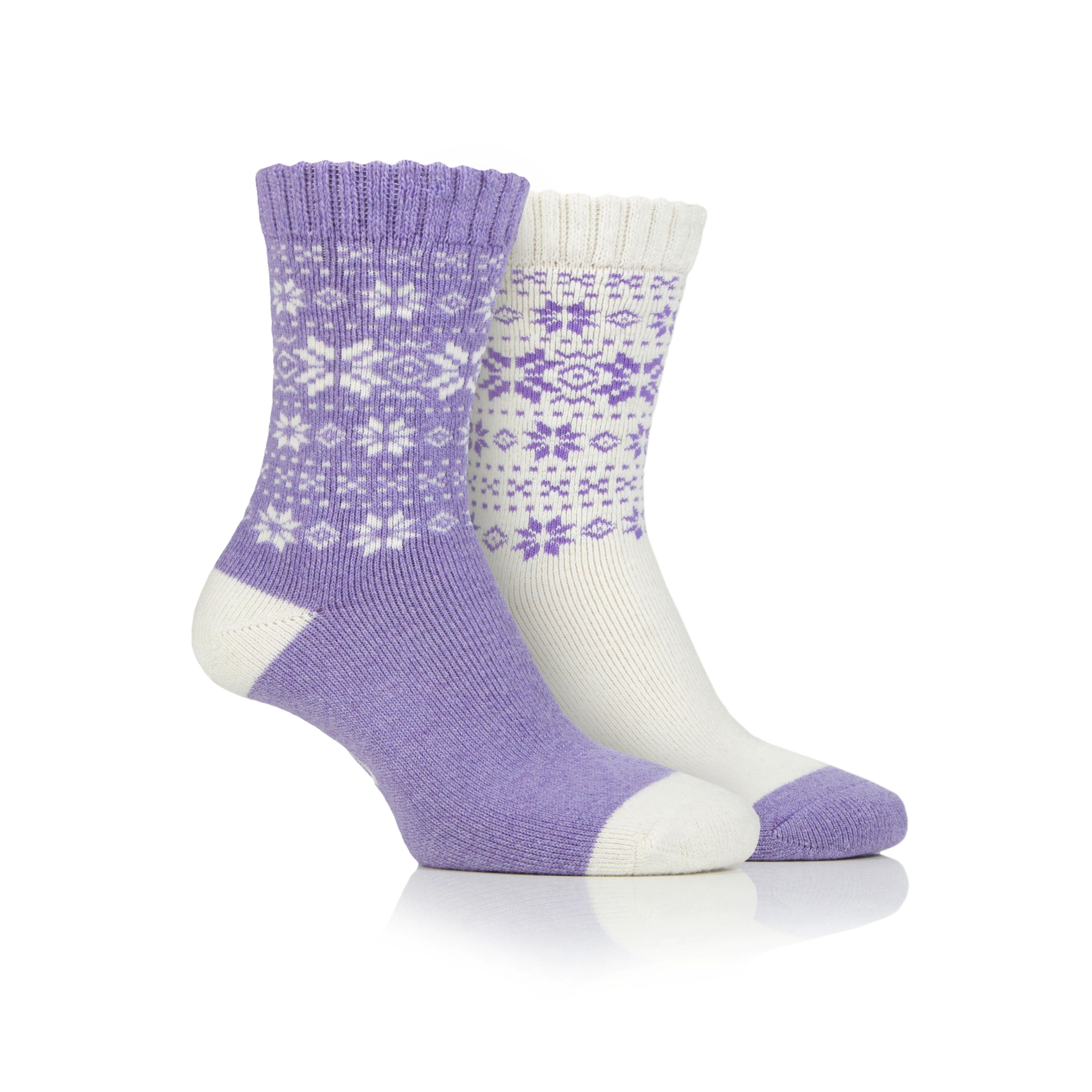 Women's 2 Pair Jeep Wool Blend Thermal Boot Socks