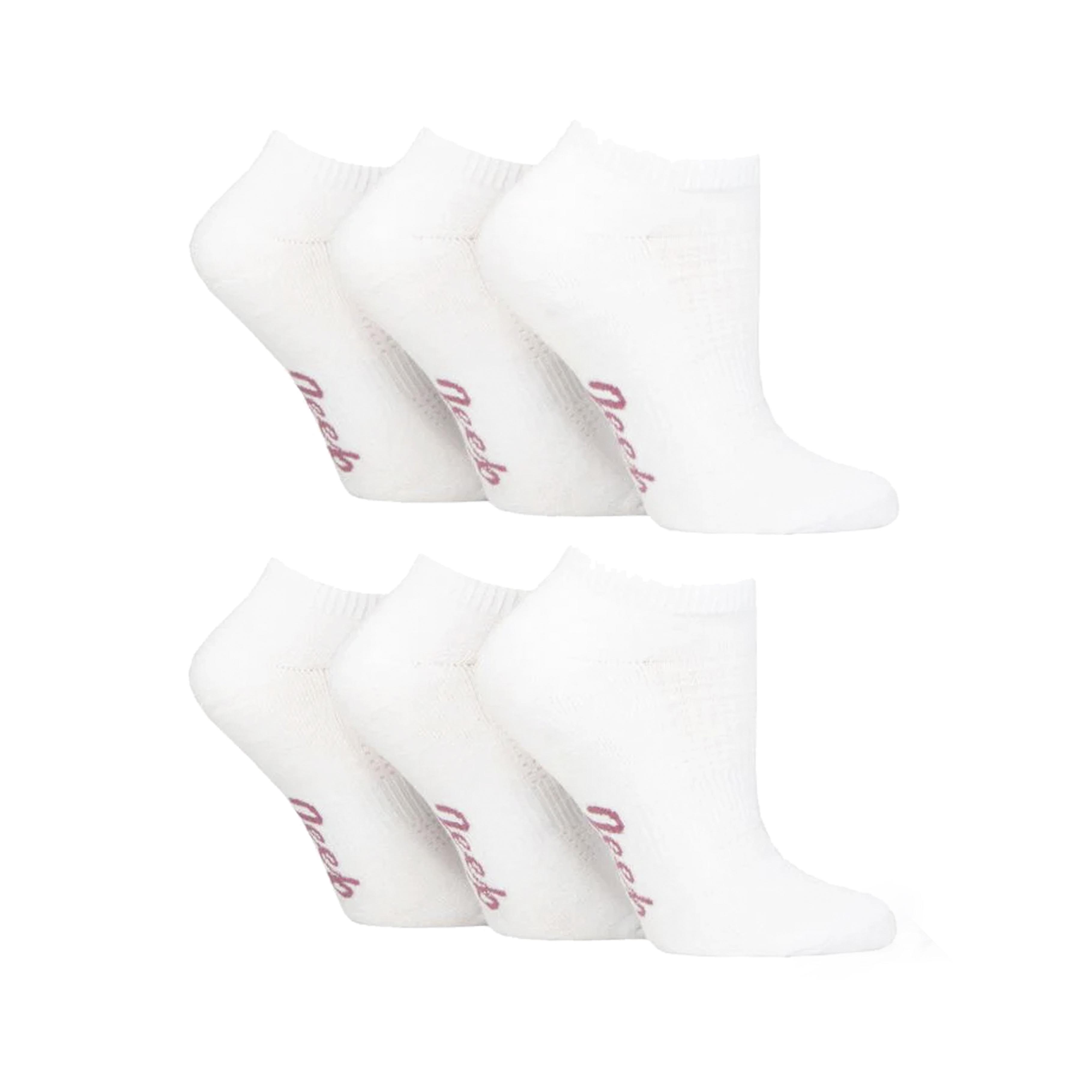 Women's 6 Pair Jeep Performance Cushioned Trainer Socks