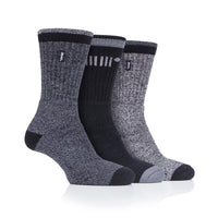 Mens 3 Pair Jeep Cotton Trail Boot Socks