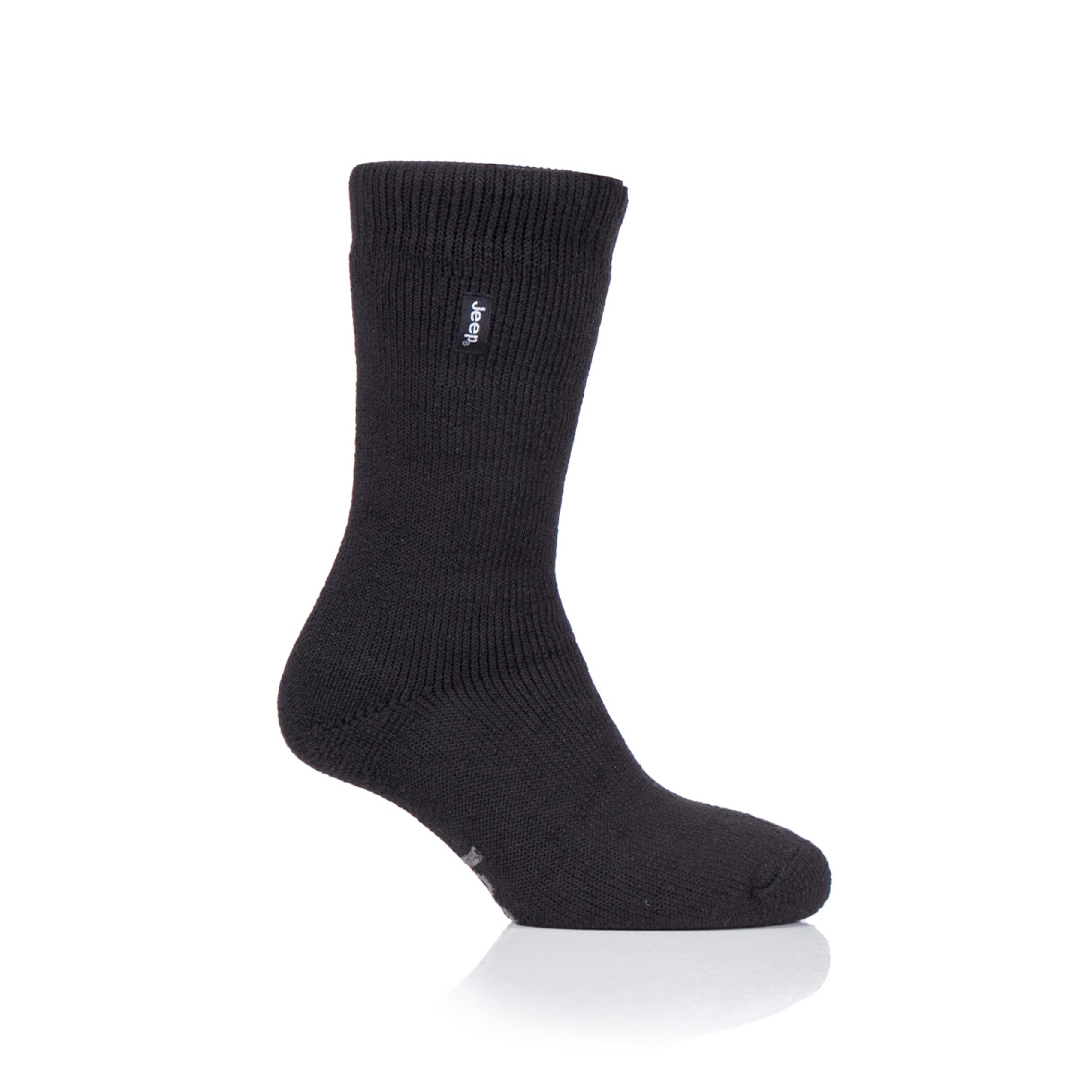 Men's 1 Pair Jeep Brushed Inside Super-Thermal Boot Socks