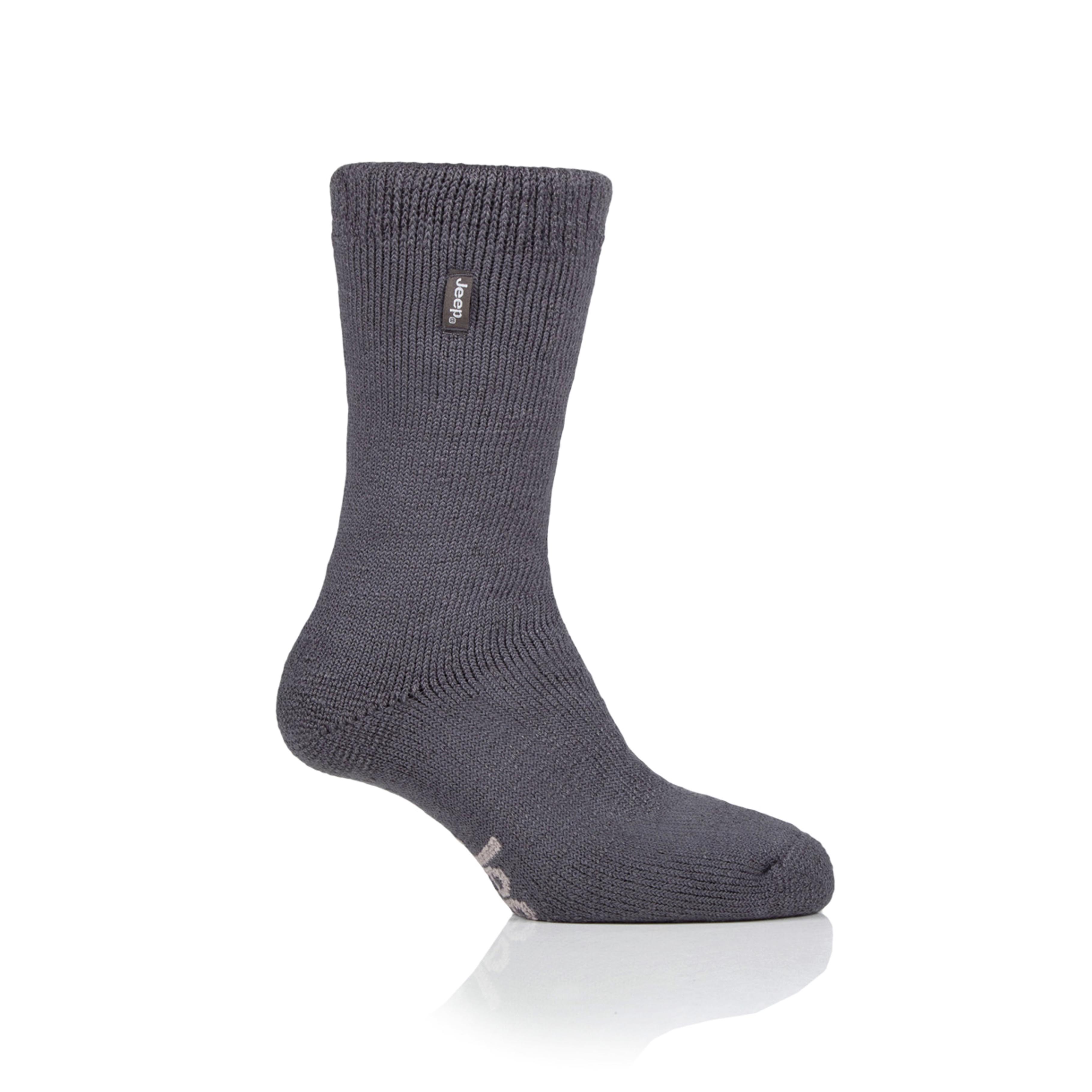 Men's 1 Pair Jeep Brushed Inside Super-Thermal Boot Socks