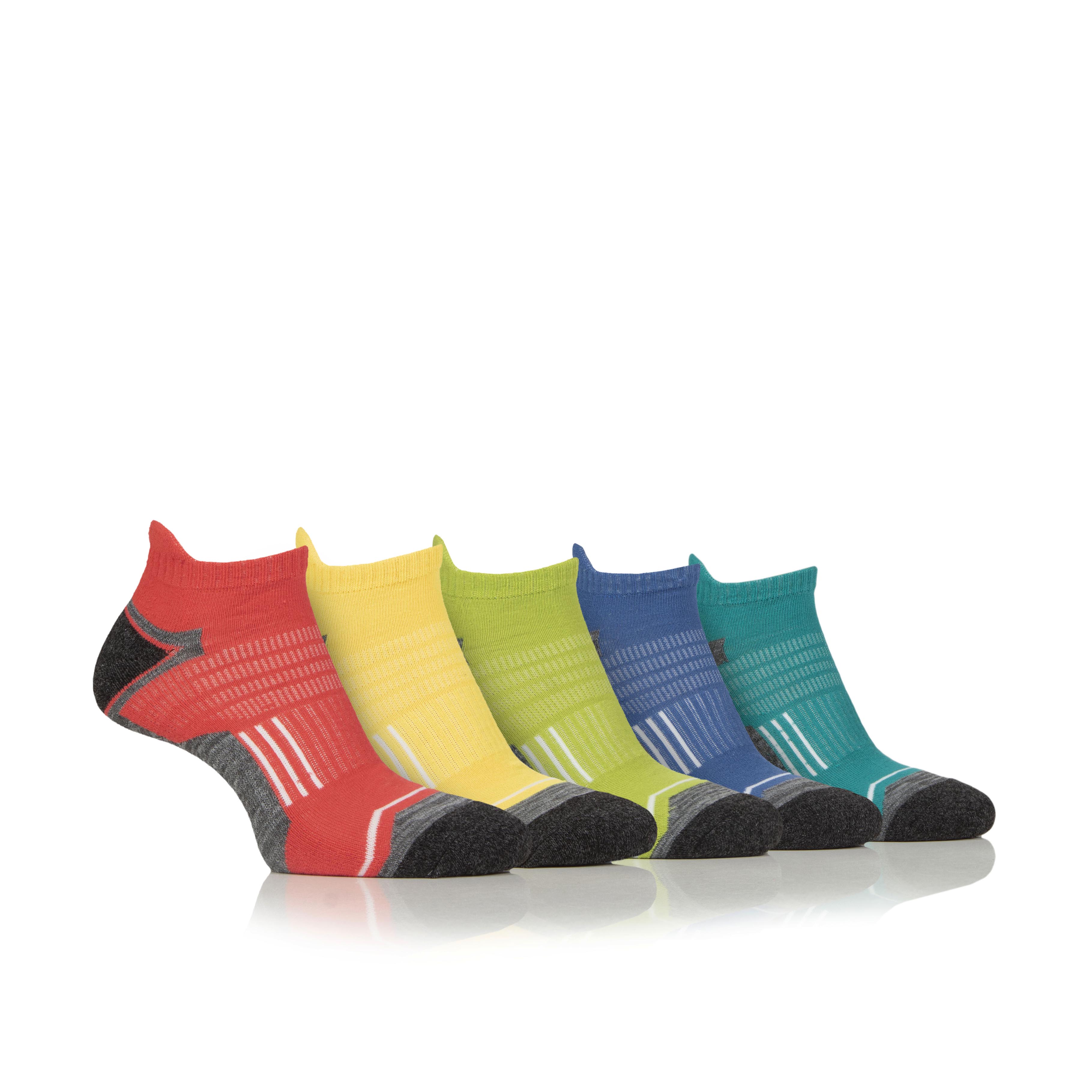 Men's 5 Pair Jeep Performance Technical Trainer Sport Socks