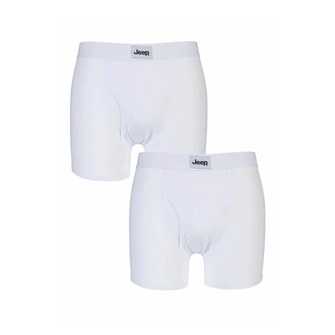 Men's 2 Pack Jeep Cotton Plain Fitted Keyhole Trunk