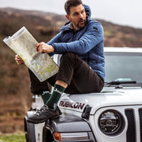 Mens 3 Pair Jeep Luxury Heavyweight Cotton Boot Socks