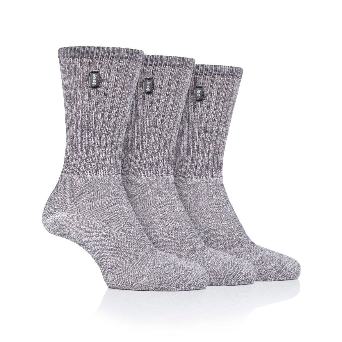 Men's 3 Pair Jeep Cotton Vintage Boot Socks