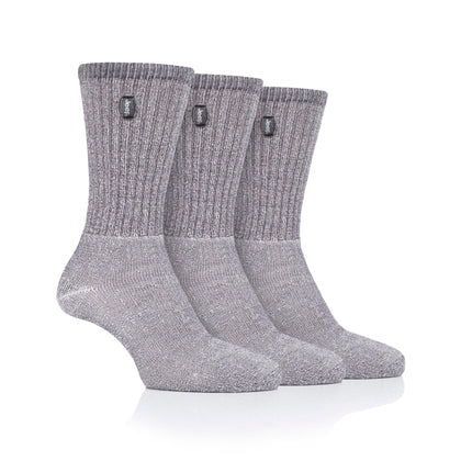 Men's 3 Pair Jeep Cotton Vintage Boot Socks