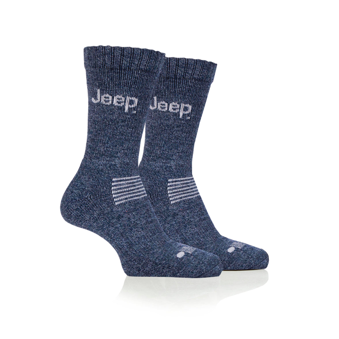 Men's 2 Pair Jeep Performance Wool Blend Thermal Socks