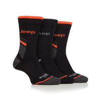 Men's 3 Pair Jeep Performance Work Boot Socks