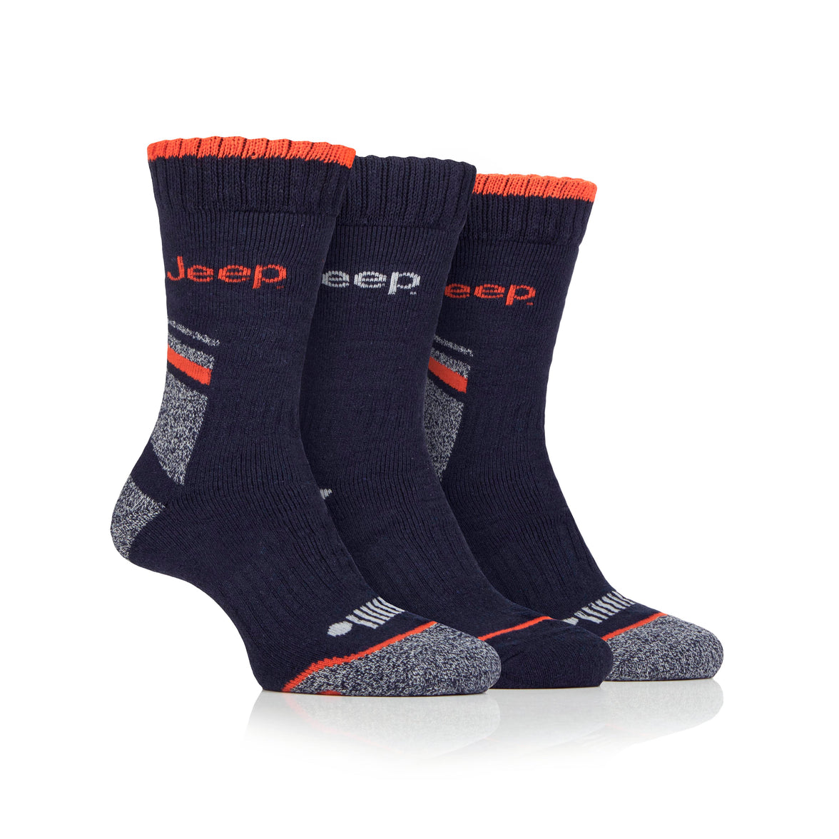 Men's 3 Pair Jeep Performance Work Boot Socks