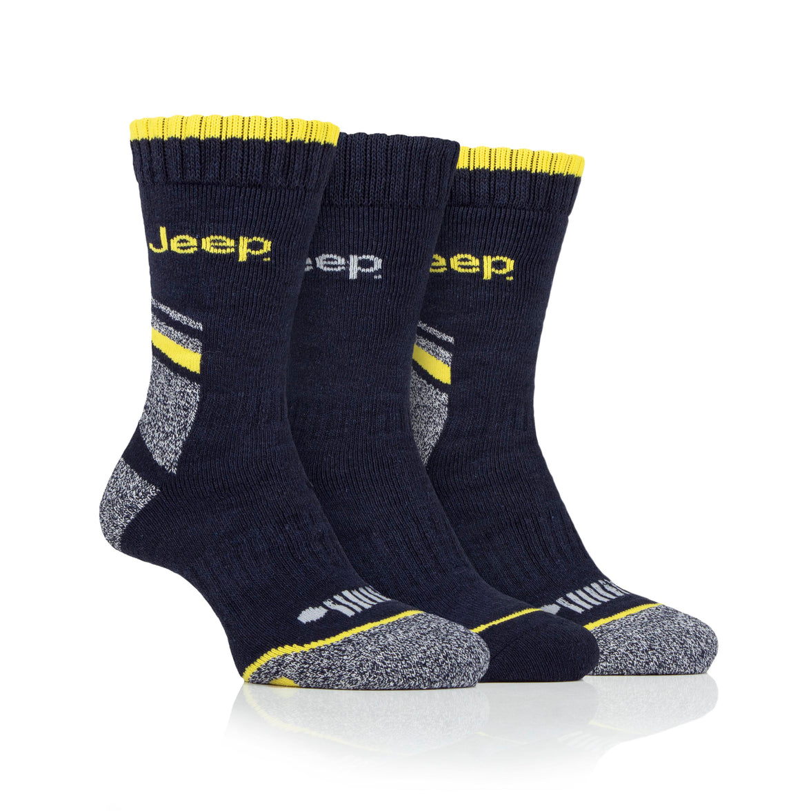 Men's 3 Pair Jeep Performance Work Boot Socks