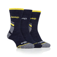 Men's 3 Pair Jeep Performance Work Boot Socks