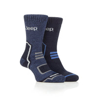 Men's 2 Pair Jeep Technical Thermal Boot Socks
