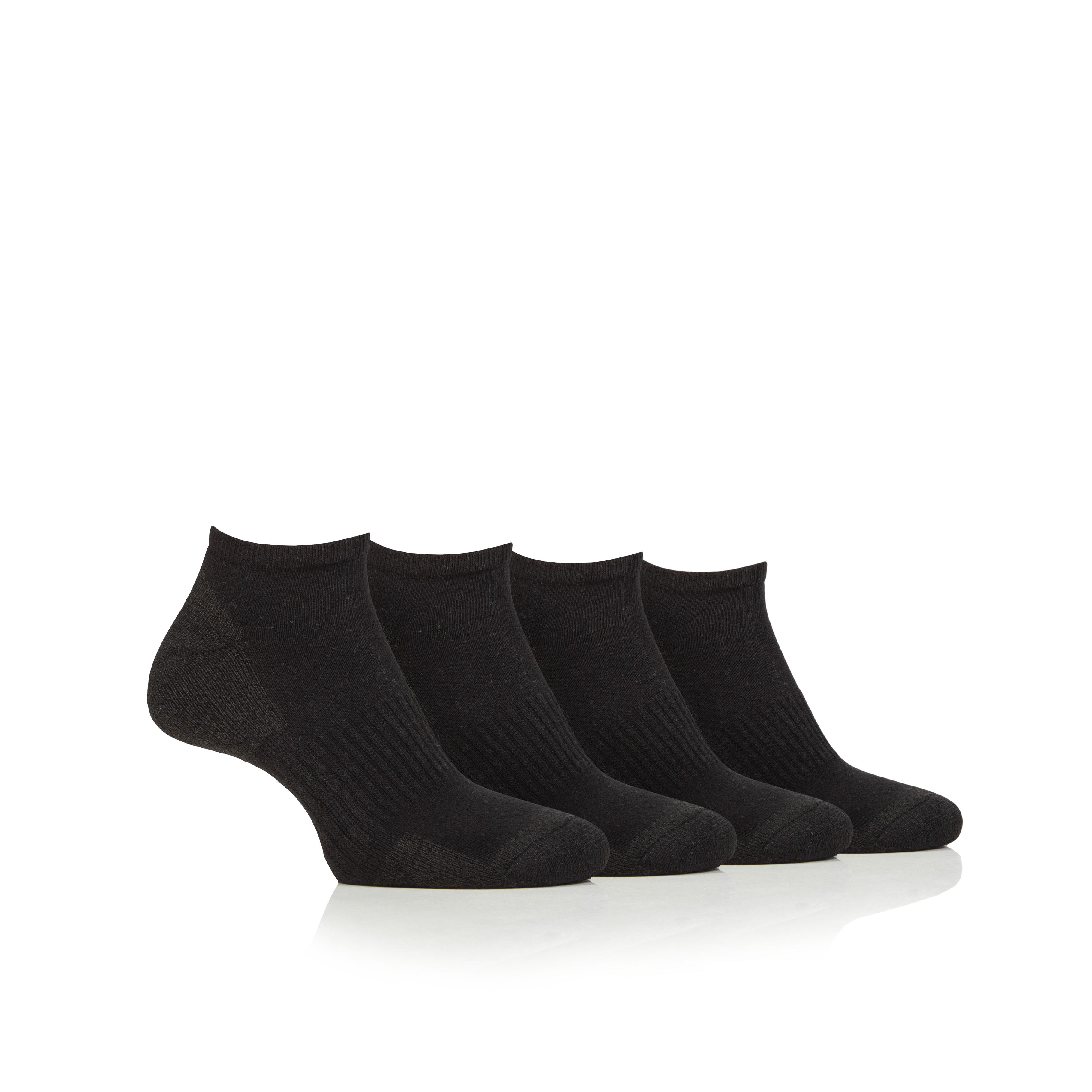 Men's 4 Pair Jeep Regenerated Cotton Trainer Socks