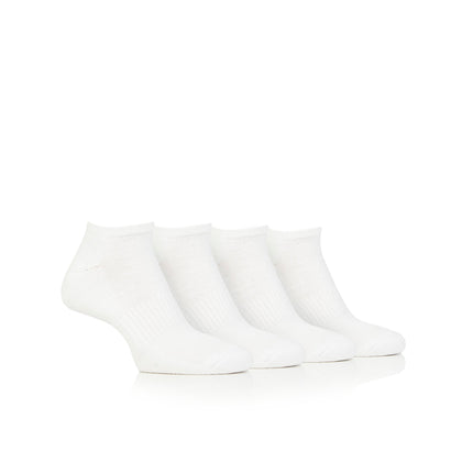 Men's 4 Pair Jeep Regenerated Cotton Trainer Socks