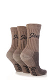 Ladies 3 Pair Jeep Luxury Terrain Boot Socks