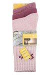 Ladies 3 Pair Jeep Cushioned Foot Cotton Boot Socks