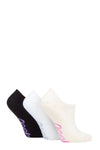 Ladies 3 Pair Jeep Bamboo No Show Socks