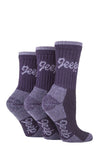 Ladies 3 Pair Jeep Luxury Terrain Boot Socks