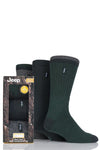 Mens 3 Pair Jeep Terrain Leisure Socks Gift Box