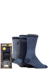 Mens 3 Pair Jeep Terrain Leisure Socks Gift Box