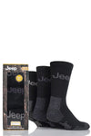 Mens 3 Pair Jeep Luxury Terrain Socks Gift Box