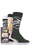 Mens 3 Pair Jeep Logo Gift Box Socks