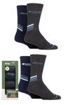 Mens 4 Pair Jeep Performance Poly Gift Boxed Boot Socks