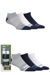 Mens 6 Pair Jeep Gift Boxed Performance Poly Trainer Socks