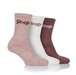 JL004 LADIES' CUSHIONED FOOT COTTON BOOT SOCKS