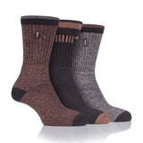 JM004 MEN'S CUSHIONED FOOT COTTON BOOT SOCKS